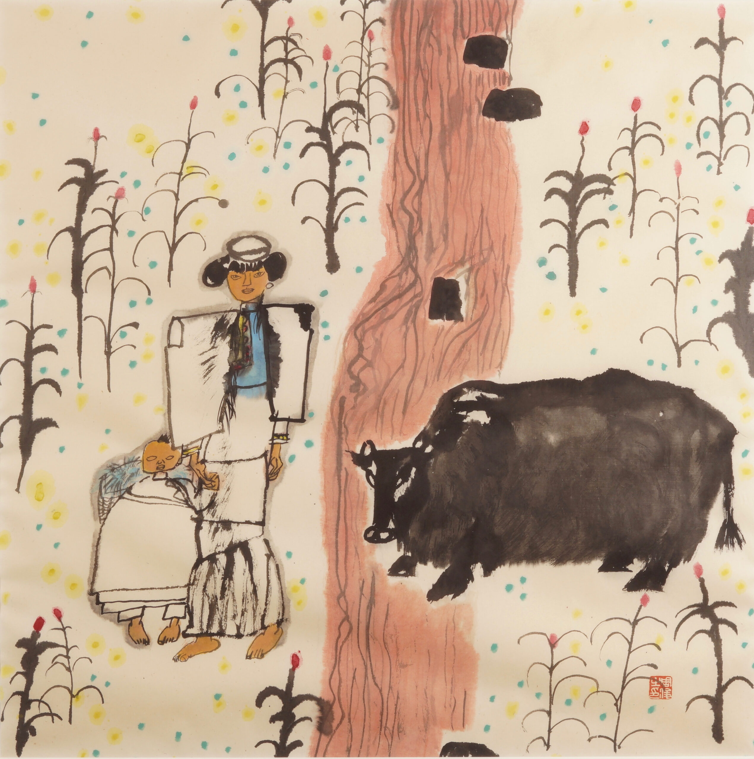 The Cow door Zhou Jun